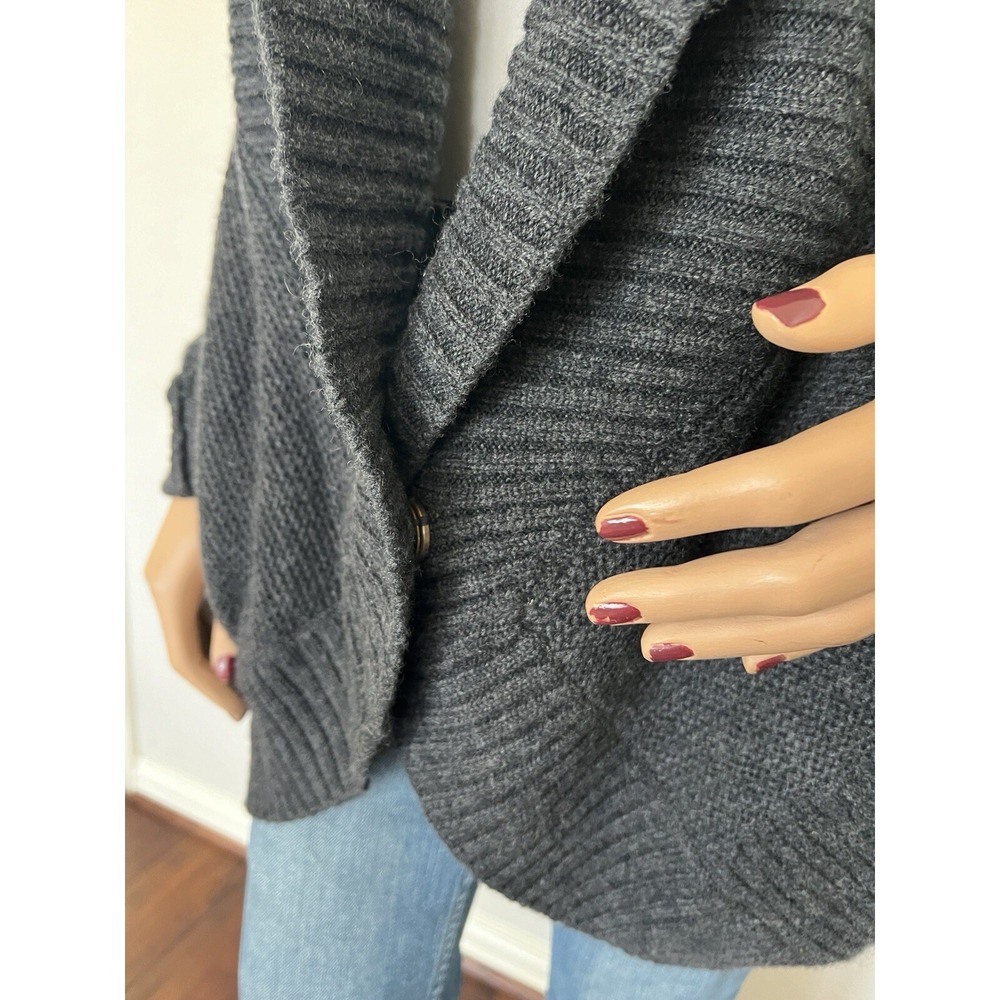 Robert Rodriguez Gray Wool Cashmere Cardigan Sweater, Size M "READ" - Picture 2 of 11